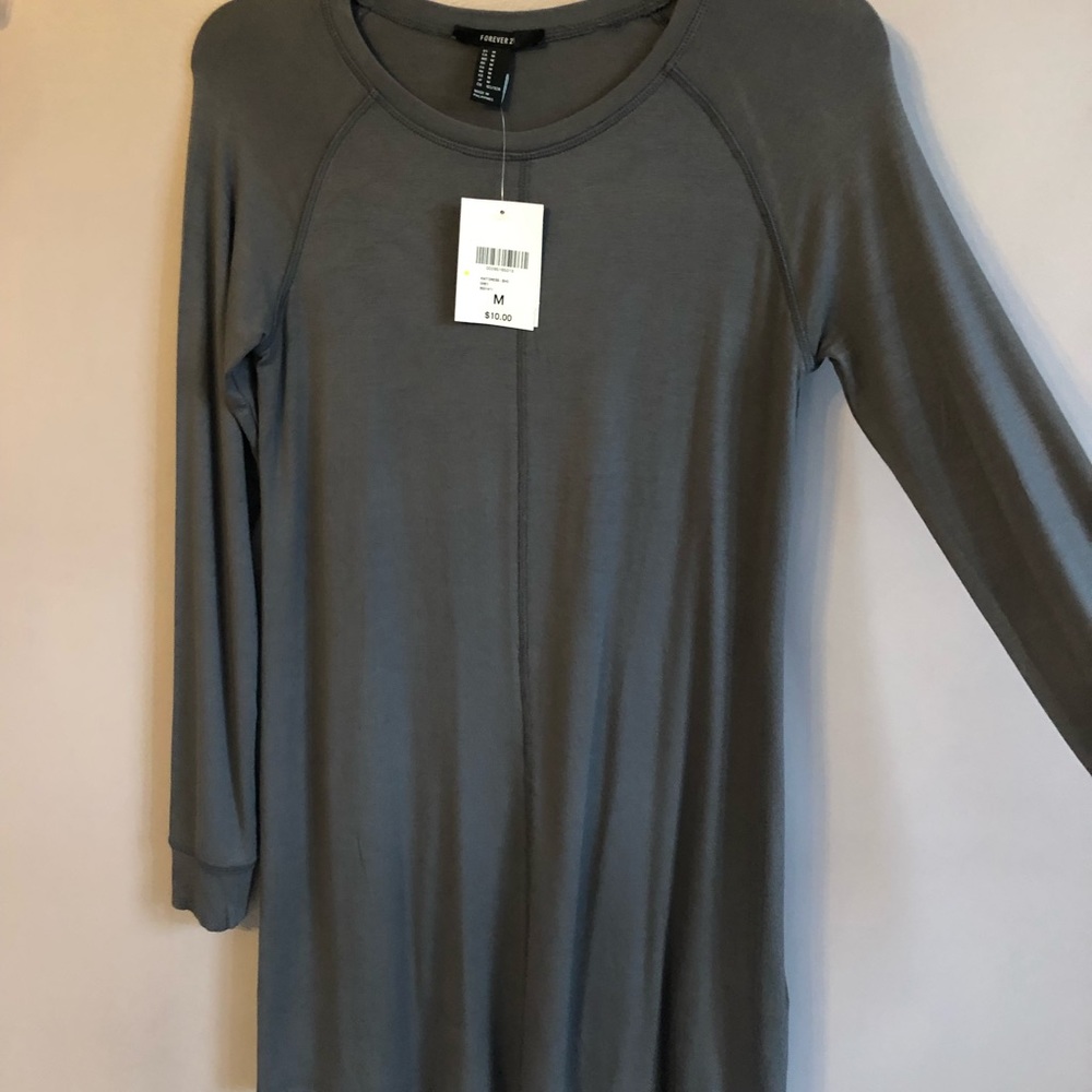 Forever 21 Long Sleeve TShirt Dress
